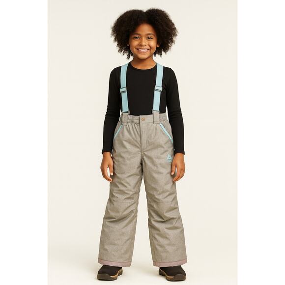 Gerry  Insulated Snow Pants With Adjustable Suspenders Girls S 7/8 - Picture 1 of 11